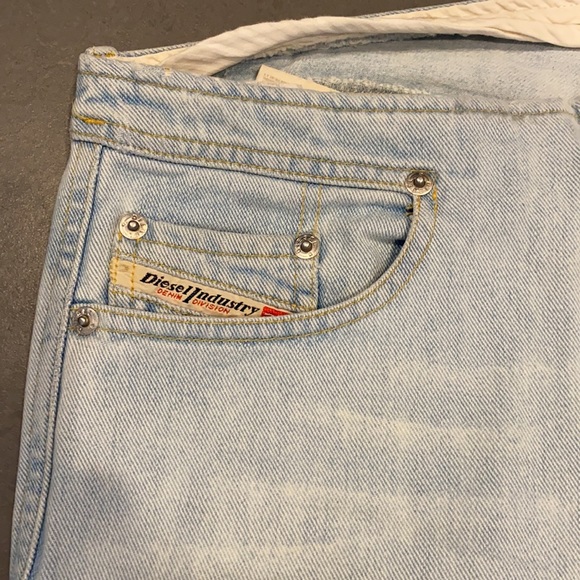 Diesel low waist pale blue jeans size 28 - Picture 3 of 10